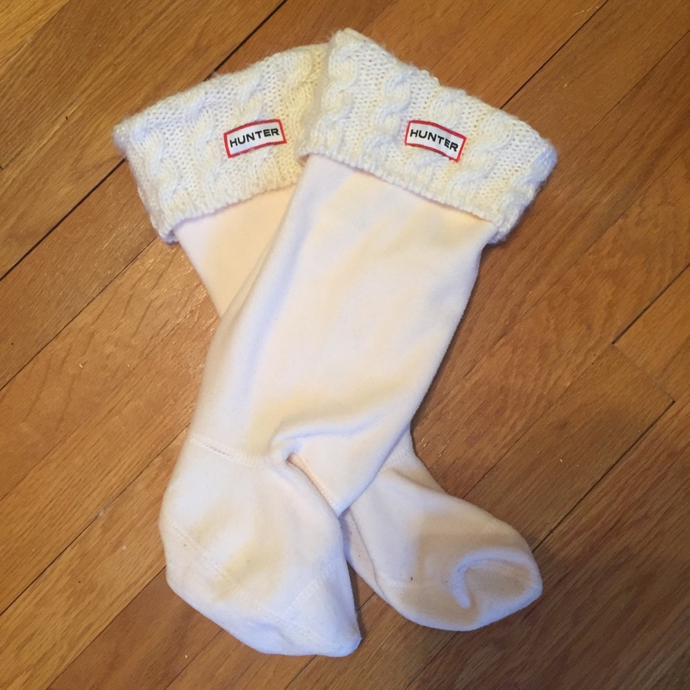 Hunter Tall Cream Socks